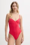 Bond Eye costum de baie dintr-o bucată culoarea roșu