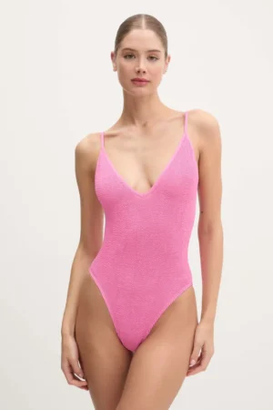 Bond Eye costum de baie dintr-o bucată culoarea roz