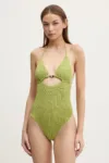 Bond Eye costum de baie dintr-o bucată culoarea verde
