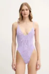 Bond Eye costum de baie dintr-o bucată culoarea violet