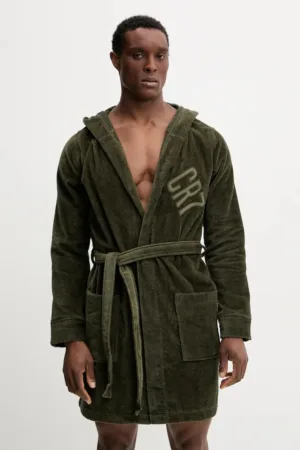 CR7 Cristiano Ronaldo halat de baie din bumbac culoarea verde