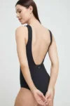 Casall costum de baie dintr-o bucată culoarea negru