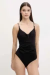 Chantelle costum de baie dintr-o bucată ICON culoarea negru