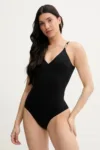 Chantelle costum de baie dintr-o bucată ICON culoarea negru
