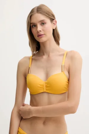 Chantelle sutien de baie ICON culoarea galben