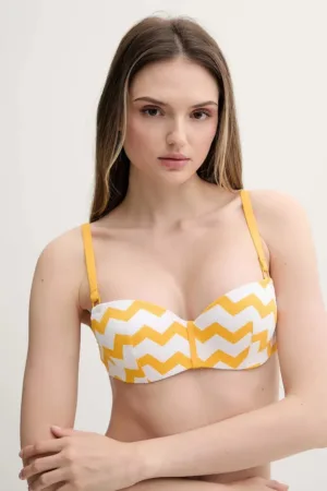 Chantelle sutien de baie TOTEM culoarea galben