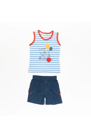 Compleu baietei - Turtle - 2 piese - 39025 - Bleumarin -