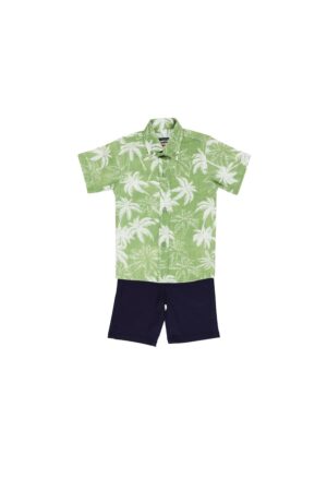 Compleu - pentru baieti - 2 Piese - MK-7016 - Verde -