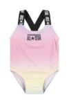 Converse costum de baie dintr-o bucată pentru bebeluși culoarea roz