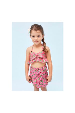 Costum de baie Fete - 302074204 Poliester - Roz