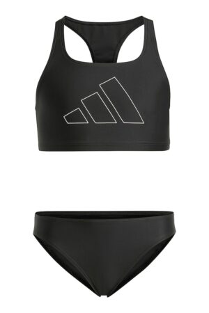Costum de baie cu doua piese si logo
