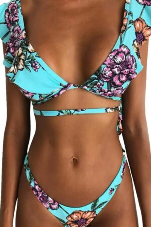 Costum de baie dama - 2 piese - model sexy summer crossbody - EFAYN