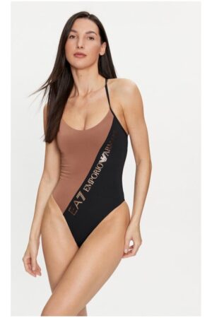 Costum de baie dama - 540180 - Maro/Negru - Poliester