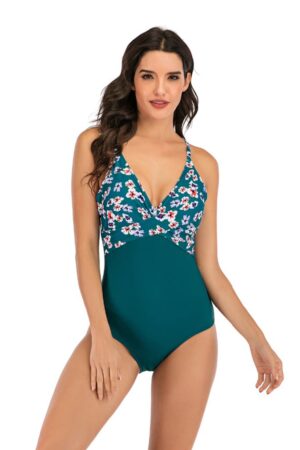 Costum de baie dama - o piesa - clasic cu croi chic - EFAYN