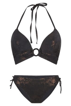 Costum de baie din doua piese - cu accente stralucitoare 31453