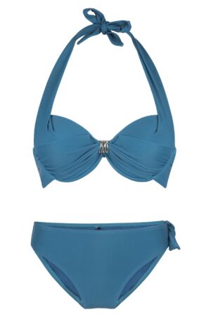 Costum de baie din doua piese - cu decolteu halter 31371