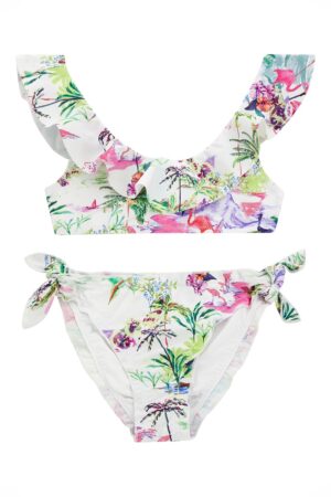Costum de baie din doua piese cu model