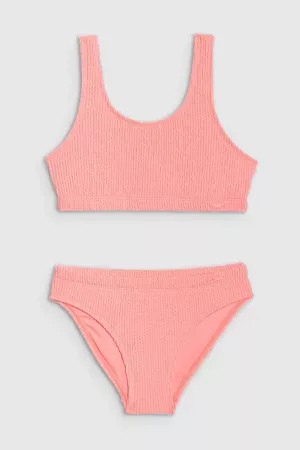 4F Costum de baie două piese pentru fete - bej