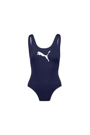 Costum de baie intreg cu decolteu in U pe partea din spate