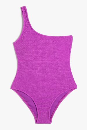 Costum de baie intreg cu decolteu pe umeri
