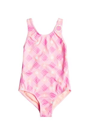 Costum de baie intreg - cu imprimeu Flower Plaid