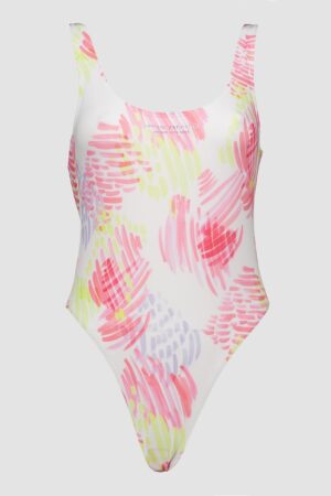 Costum de baie intreg cu model si spate decupat