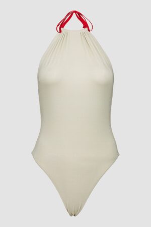 Costum de baie intreg cu spate decupat