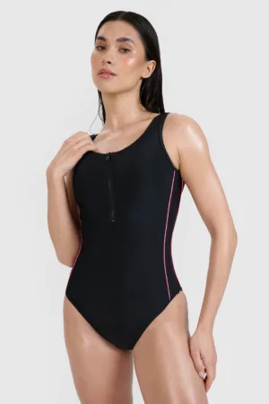 4F Costum de baie întreg pentru femei - negru