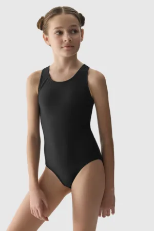 4F Costum de baie întreg pentru fete - negru