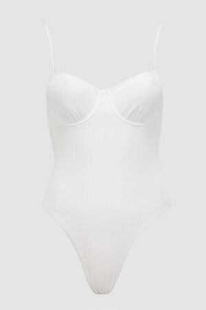 Costum de baie intreg striat Love The Mu