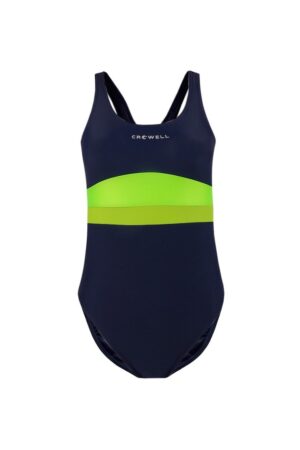 Costum de baie pentru copii - Poliester - Negru/Verde