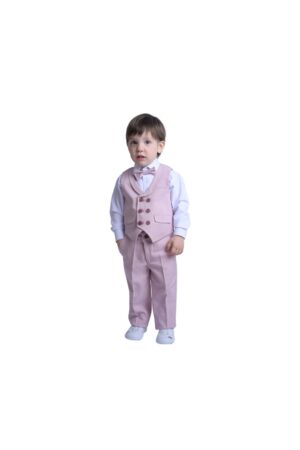 Costum elegant baieti - 4 piese - cu vesta - MY-5140