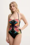 Desigual costum de baie dintr-o bucată BAHAMAS II ONE P. culoarea negru