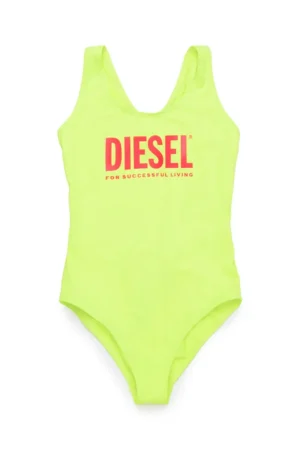 Diesel costum de baie dintr-o bucată pentru copii MIATIS SWIMSUIT culoarea verde