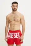 Diesel pantaloni scurti de baie KEN-37-D-CORE BOXER-SHORTS culoarea rosu