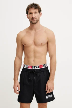 Diesel pantaloni scurti de baie VISPER-41-D-CORE BOXER-SHORTS culoarea negru