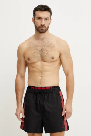 Diesel pantaloni scurti de baie VISPER-41-D-POP BOXER-SHORTS culoarea negru