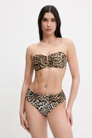 Dkny costum de baie din două piese culoarea maro