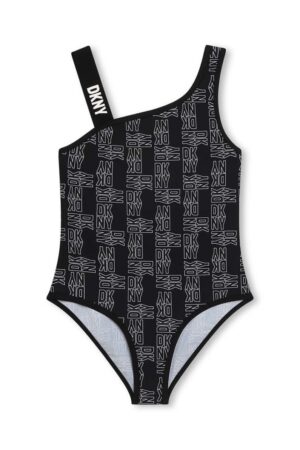 Dkny costum de baie dintr-o bucată pentru copii culoarea negru