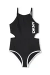 Dkny costum de baie dintr-o bucată pentru copii culoarea negru