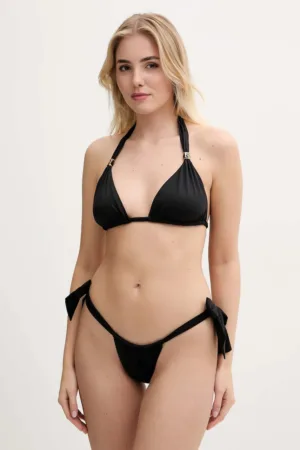 Elisabetta Franchi costum de baie din două piese culoarea negru