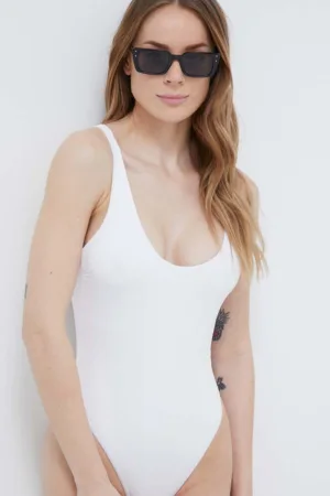 Elisabetta Franchi costum de baie dintr-o bucată culoarea alb