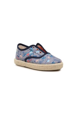 Espadrile baieti - 302239290 - Textil - Gri -