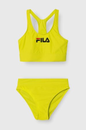 Fila costum de baie din două piese SAILLON culoarea verde
