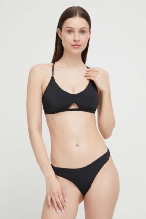 Fila costum de baie din două piese culoarea negru