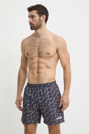 Fila pantaloni scurti de baie Seoul culoarea negru