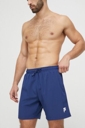 Fila pantaloni scurti de baie culoarea albastru marin