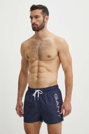 Gant pantaloni scurti de baie culoarea albastru marin