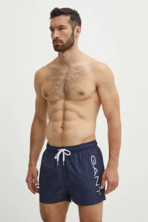 Gant pantaloni scurti de baie culoarea albastru marin