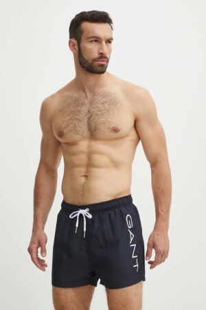 Gant pantaloni scurti de baie culoarea negru
